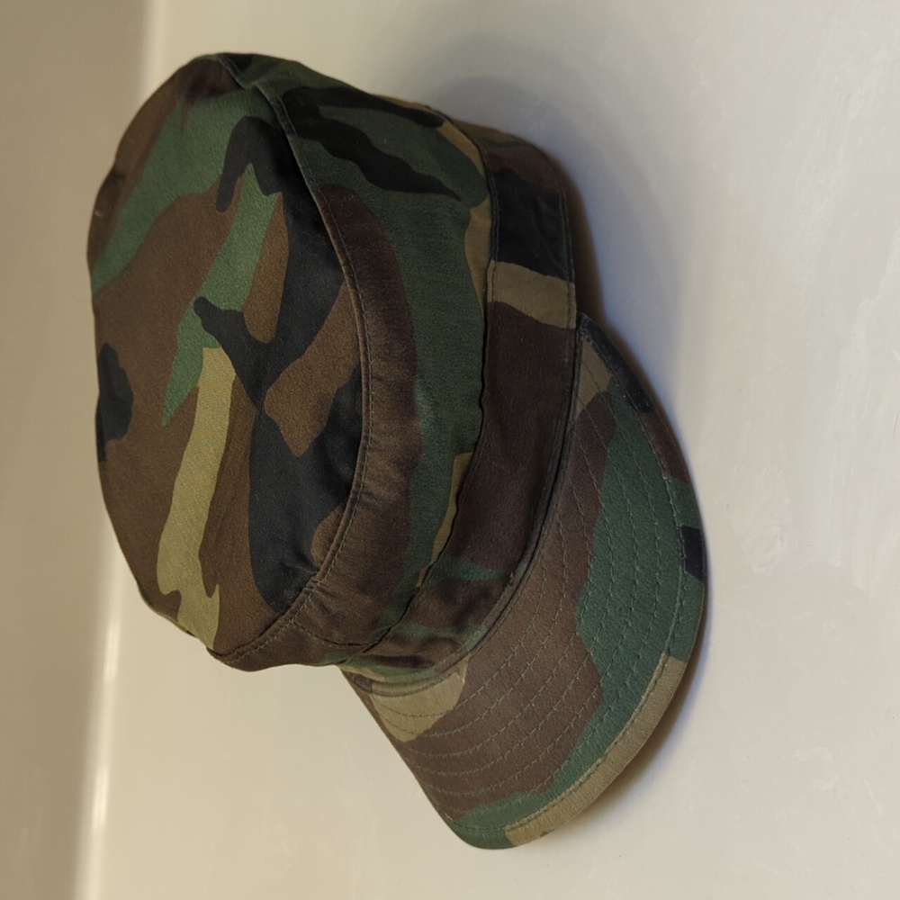 Camo Cap with Flap - Picture 1 of 7